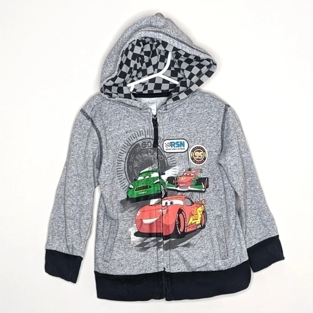 Disney Cars Gray Hoodie Sweatshirt 4